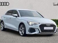 Used Audi A3 S-Line 147 HP (108 kW) 2023 White Hatchback