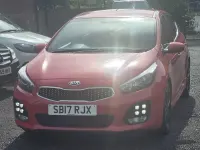 Used Kia Ceed GT-Line 136 HP (100 kW) 2017 Red Hatchback