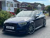Used Audi S3 Sportback Advanced 2019 Blue Hatchback