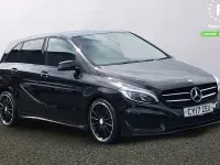 Used Mercedes B180 AMG Line Premium 109 HP (80 kW) 2017 Black Hatchback