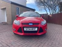 Used Ford Focus Zetec 2014 Red Hatchback