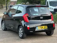 Used Kia Picanto 68 HP (50 kW) 2014 Black Hatchback