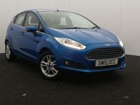 Used Ford Fiesta Zetec 100 HP (73 kW) 2015 Blue Hatchback