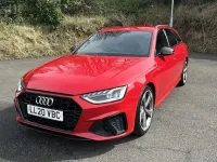 Used Audi A4 Black Edition 134 HP (98 kW) 2020 Red Estate