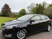 Used Ford Focus Titanium 125 HP (91 kW) 2017 Black Hatchback