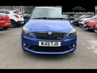 Used Skoda Fabia vRS 86 HP (63 kW) 2012 Blue Hatchback