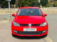 Used VW Polo Match 70 HP (51 kW) 2013 Red Hatchback