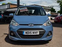 Used Hyundai i10 SE 87 HP (63 kW) 2015 Blue Hatchback
