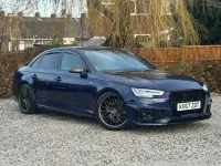 Usado Audi S4 Advanced 354 CV (260 kW) 2017 Azul Berlina