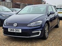Used VW e-Golf 99 kW (135 HP) 2018 Blue Hatchback