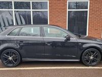 Used Audi A3 Sportback S-Line 116 HP (85 kW) 2019 Black Hatchback