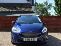 Used Ford Fiesta Zetec 100 HP (73 kW) 2018 Blue Hatchback