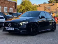 Used Mercedes A35 AMG Executive 306 HP (225 kW) 2020 Black Hatchback