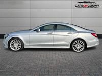 Used Mercedes CLS220 AMG line 177 HP (130 kW) 2015 Silver Coupe