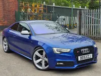 Begagnad Audi A5 Black Edition 272 HK (200 kW) 2015 Blå Sportkupé