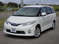Used Toyota Estima Hybrid 2010 White MPV