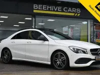 Used Mercedes CLA220 AMG line 177 HP (130 kW) 2017 White Sedan