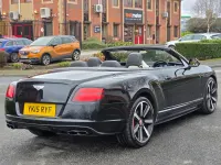 Used Bentley Continental GT Convertible 521 HP (383 kW) 2015 Black Cabriolet