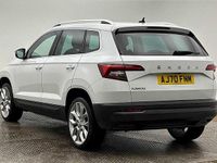 Used Skoda Karoq SE L 110 HP (80 kW) 2021 Moon white metallic SUV