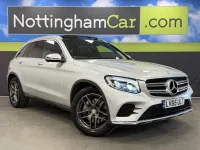 Used Mercedes GLC220 AMG line 170 HP (125 kW) 2015 Silver SUV