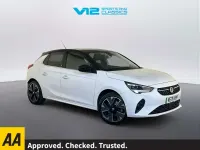 Used Vauxhall Corsa-e Elite 100 kW (136 HP) 2021 White Hatchback