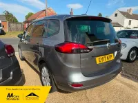 Used Vauxhall Zafira SRi 134 HP (98 kW) 2017 Grey MPV