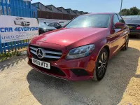 Used Mercedes C200 SE 2018 Red Sedan
