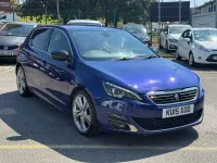 Used Peugeot 308 GT-line 130 HP (95 kW) 2015 Blue Hatchback
