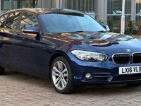 Used BMW 116 Sport Line 116 HP (85 kW) 2015 Blue Hatchback