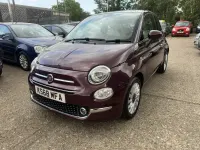 Used Fiat 500 Lounge 69 HP (50 kW) 2018 Red Hatchback