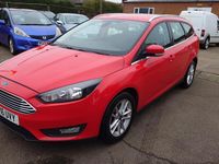 Used Ford Focus Zetec 2016 Red Estate