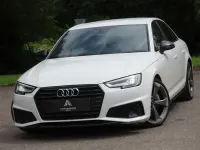 Used Audi A4 Black Edition 190 HP (139 kW) 2019 White Sedan