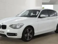 Used BMW 116 Sport Line 2014 White Hatchback