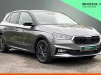 Used Skoda Fabia Design Edition 113 HP (83 kW) 2025 Graphite grey metallic black magic pearl effect Hatchback