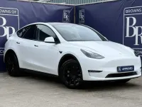 Used Tesla Model Y Long Range AWD 282 kW (384 HP) 2023 White SUV
