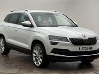 Used Skoda Karoq SE L 110 HP (80 kW) 2021 Moon white metallic SUV