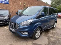 Used Ford Tourneo Custom Titanium 2019 Blue Van