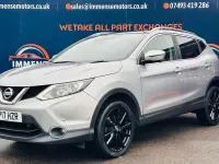 Used Nissan Qashqai S 110 HP (80 kW) 2017 Silver SUV