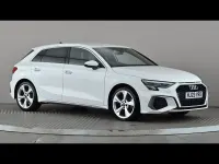 Used Audi A3 S-Line 150 HP (110 kW) 2023 White Sedan
