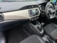 Used Nissan Micra Acenta 92 HP (67 kW) 2022 Blue Hatchback