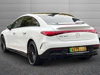 Used Mercedes EQE350 AMG line 214 kW (292 HP) 2025 Opalite white bright Sedan