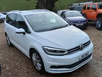 Used VW Touran SEL 150 HP (110 kW) 2019 White MPV