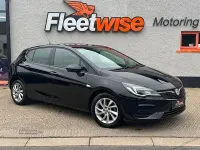 Used Vauxhall Astra Business Edition 122 HP (89 kW) 2020 Black Hatchback
