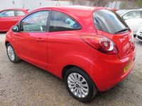Used Ford Ka Zetec 69 HP (50 kW) 2014 Red Hatchback