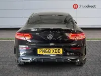 Used Mercedes C220 AMG line 194 HP (142 kW) 2018 Black Coupe