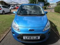 Used Ford Ka 69 HP (50 kW) 2015 Blue Hatchback