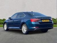 Used Skoda Superb SE Technology 147 HP (108 kW) 2022 Blue Hatchback
