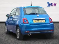 Used Fiat 500 Mirror 69 HP (50 kW) 2018 Blue Hatchback