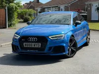 Used Audi RS3 400 HP (294 kW) 2017 Blue Sedan
