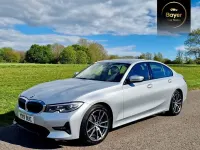 Begagnad BMW 320 Sport Line 2019 Silver Sedan